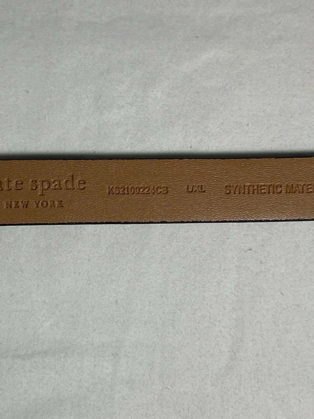kate spade Black Bow Belt with Signature Heart Stud